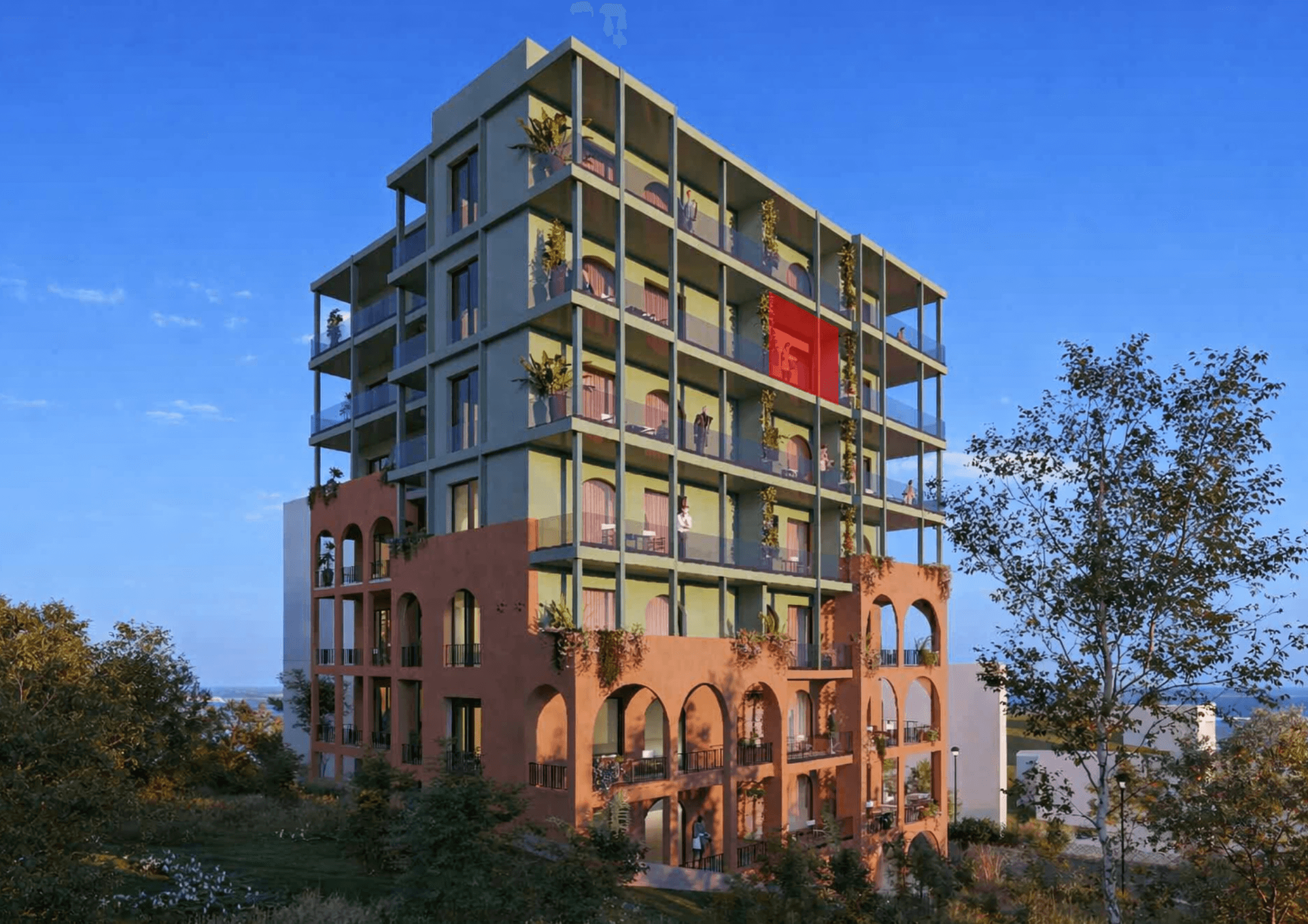 Apartament 1+1 me pamje deti në shitje në Sarandë 1