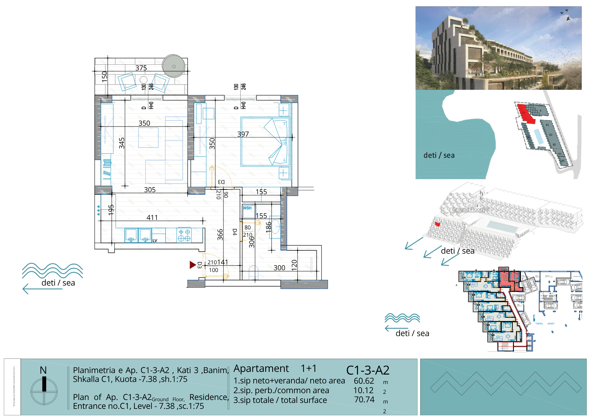 APARTAMENT 1+1 NË SHITJE 2