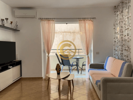 APARTAMENT 1+1 NË SHITJE NË VIJËN E PARË TË DETIT