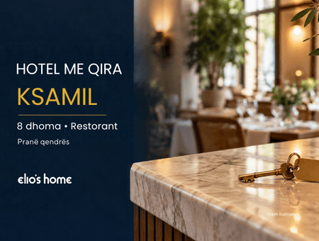 Hotel me qira në Sarandë – 8 dhoma dhe restorant pranë qendrës