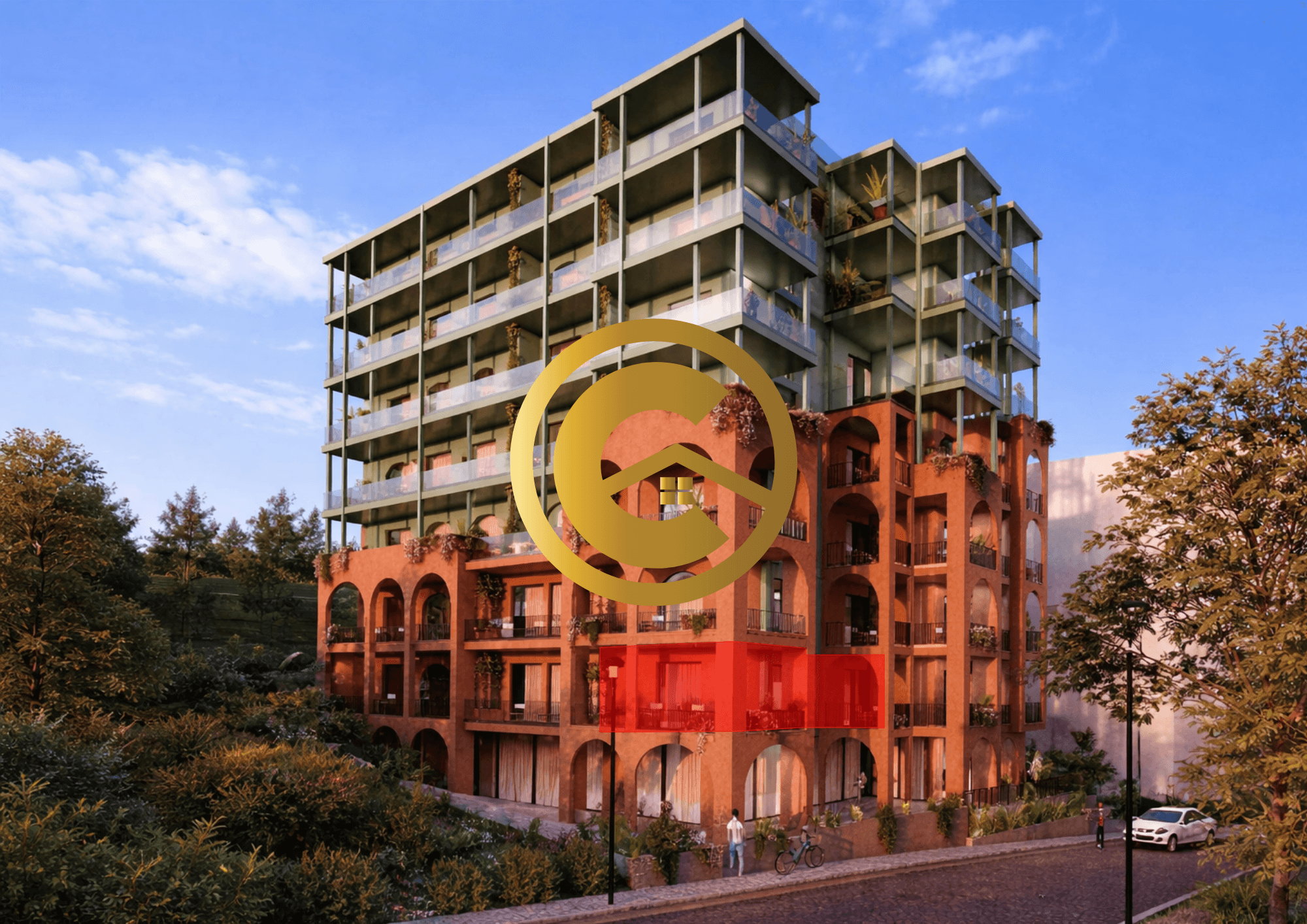 Apartament 1+1 me Verandë Gjigante |Elegancë dhe Hapësirë Panoramike në Sarandë – 1