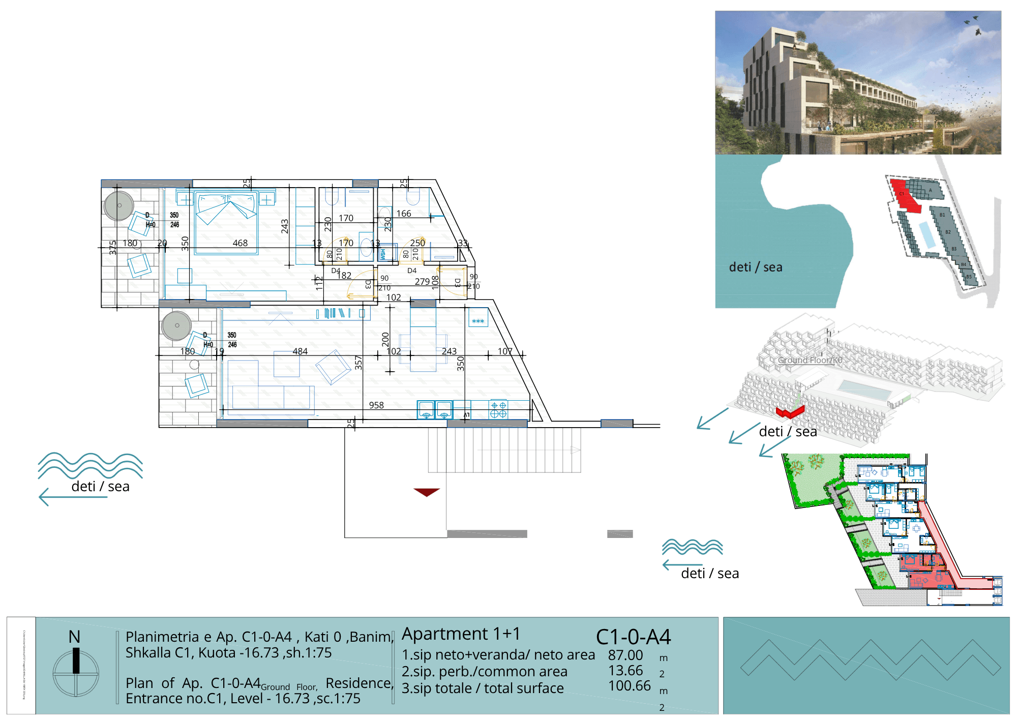 Blej Pronë në Sarandë: Shitet Apartament Gjigant 1+1 në Ndërtim e Sipër 2