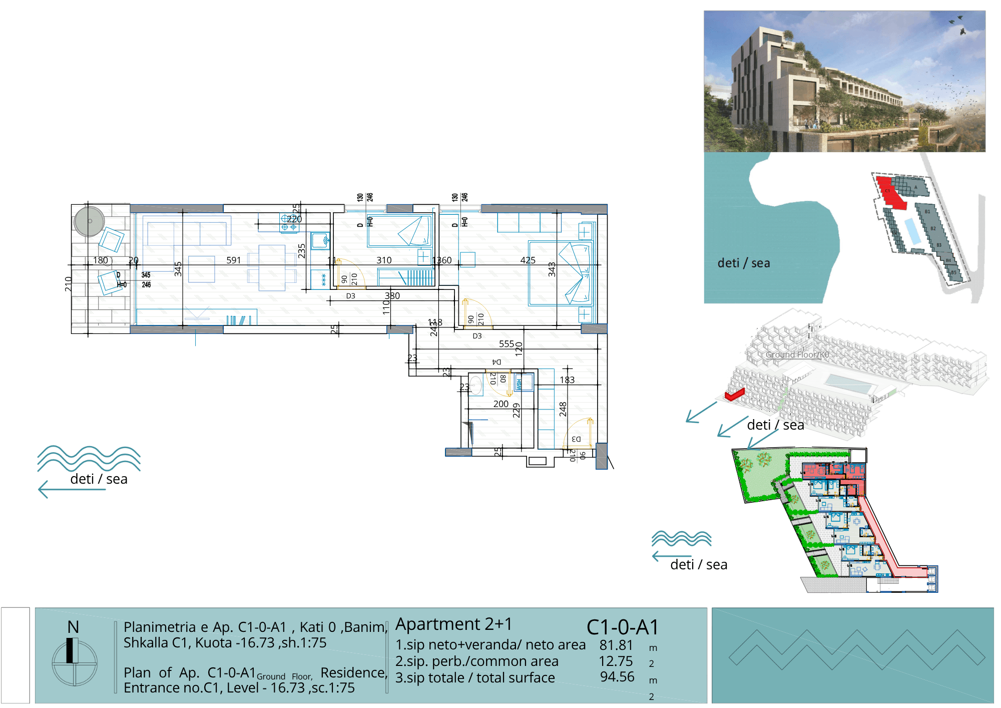 Rezidencë Elegante 2+1 – Hapësirë e Bollshme dhe Akses i Menjëhershëm në Resort 2