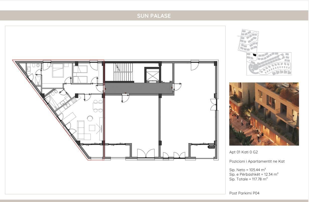 Apartament 2+1 për shitje në Sun Palasë, Palasë – Rezidencë premium në Rivierën Shqiptare 2