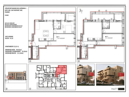 Apartament 2+1 modern
