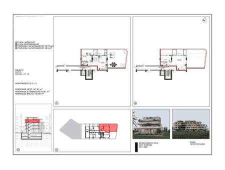 Penthouse 1+1 në Ksamil – Sipërfaqe Grandioze dhe Luks në Katin e Tretë 3