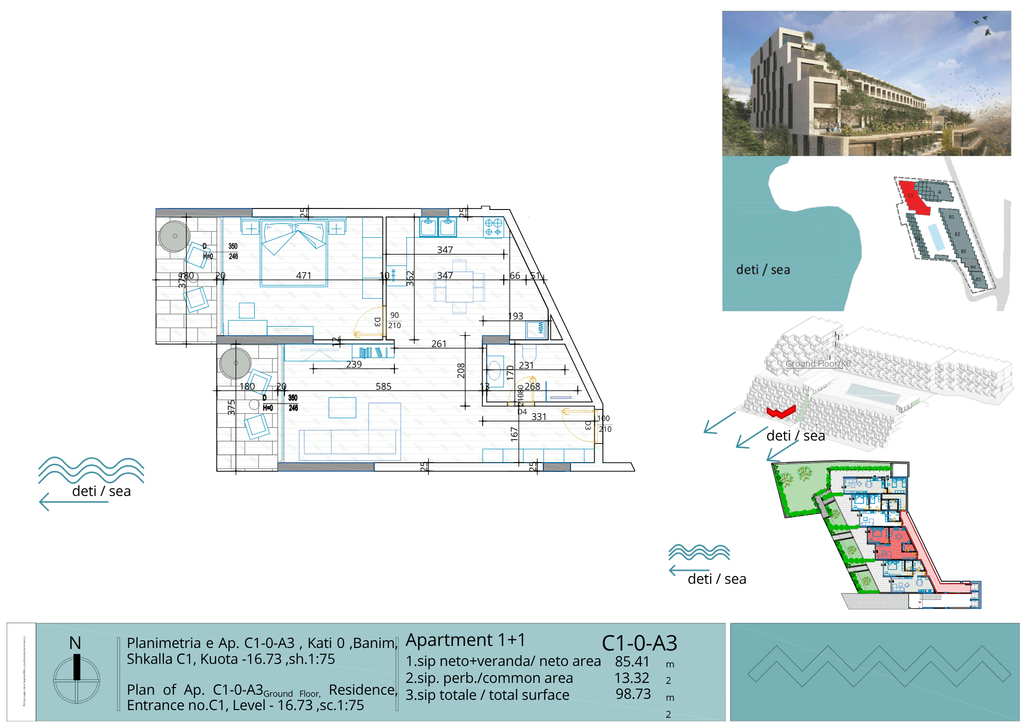 Shitje Pronash në Sarandë: Shitet Apartament VIP 1+1 2