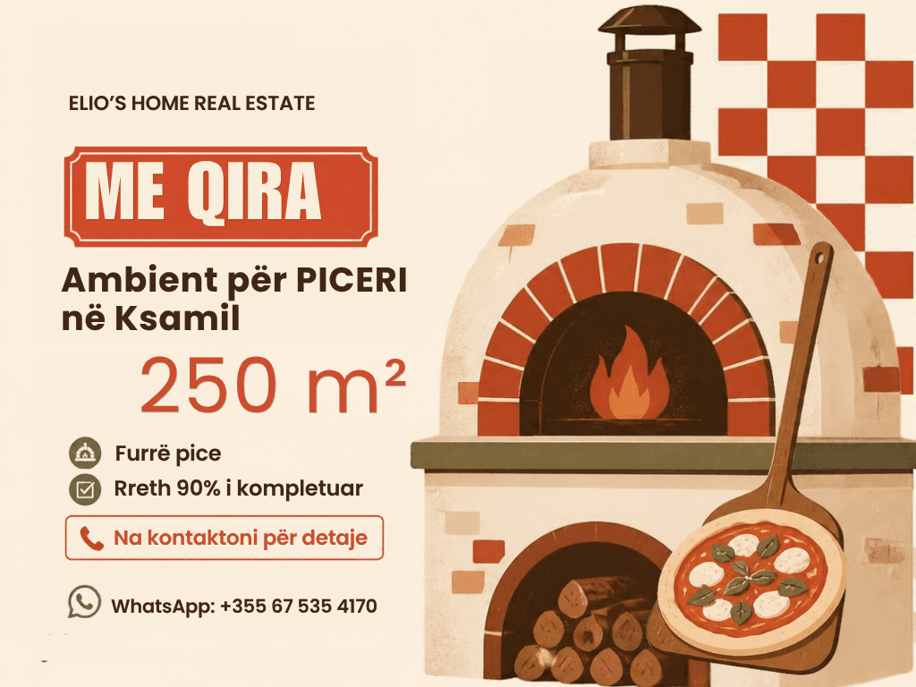 Ambient për piceri me qira në Ksamil