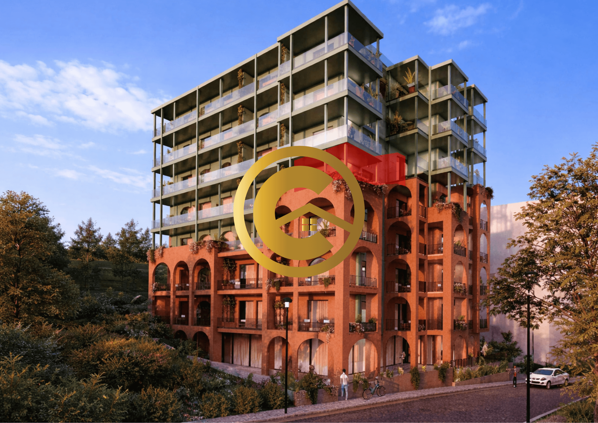 Apartament 1+1 me ballkon të madh dhe pamje deti në Sarandë 1