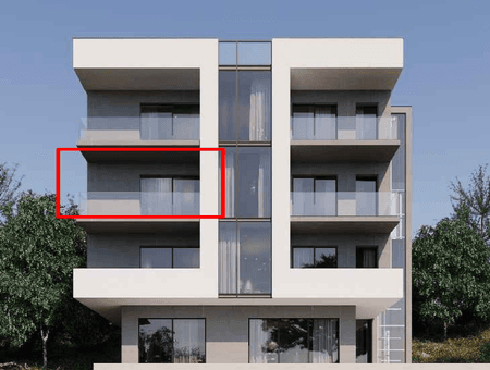 Apartament i ri me verandë të madhe në Sarandë 1