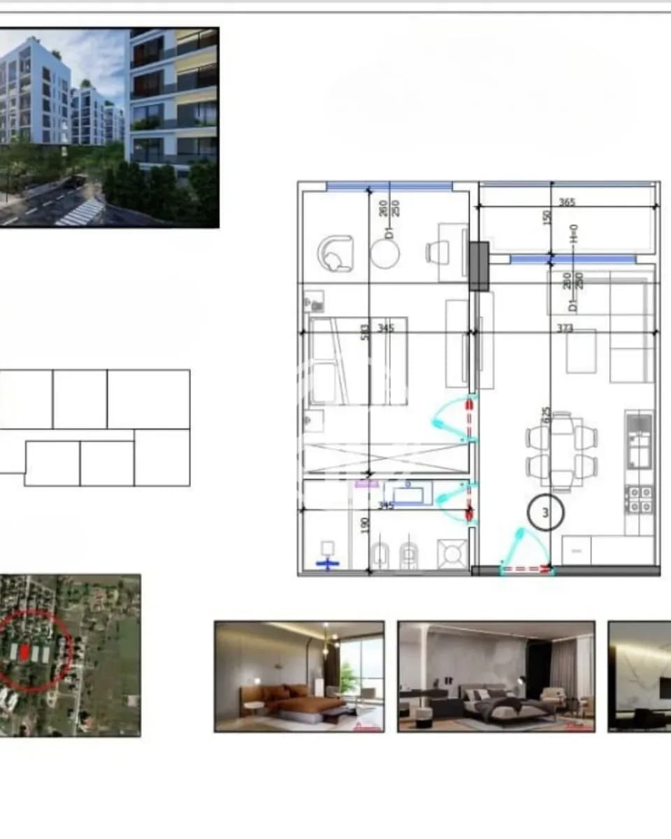 Apartament 1+1 Liburna -Golem 2