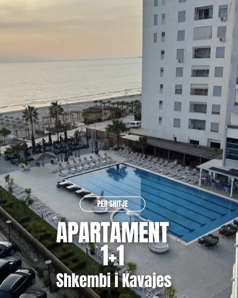 Shitet Apartament me Pamje Deti & Pishinë – Shkembi i Kavajes
