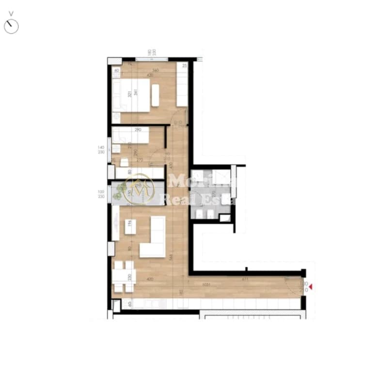 Shitje | Apartament 2 + 1 | Fusha Aviacionit | 155700 € 4