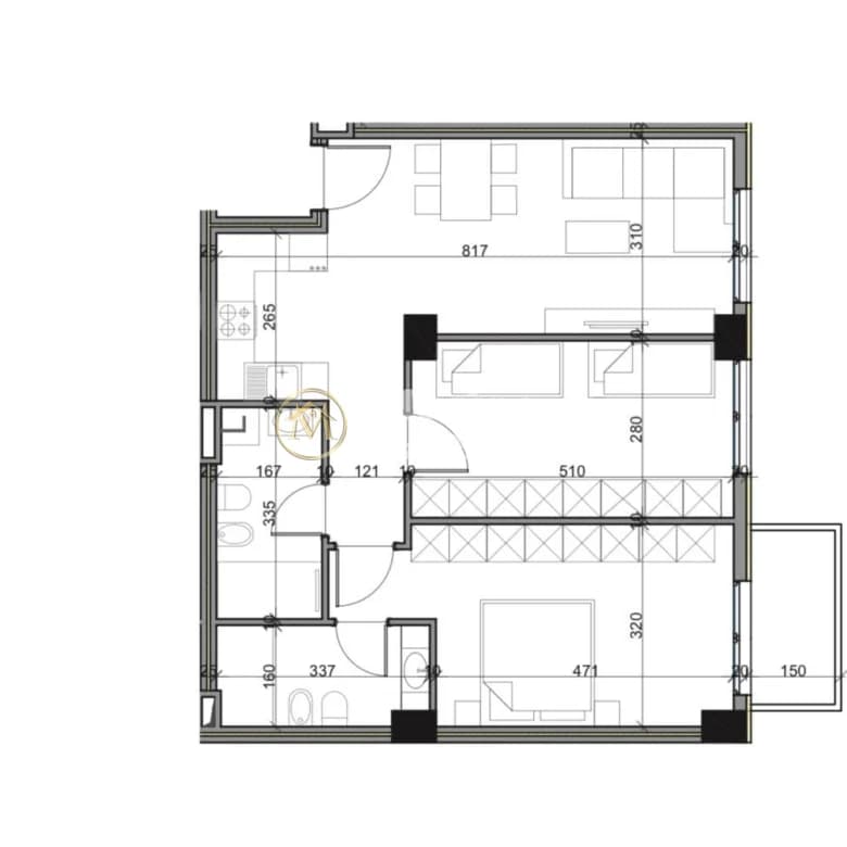Shitje | Apartament 2 + 1 | Paskuqan | 140000 € 3