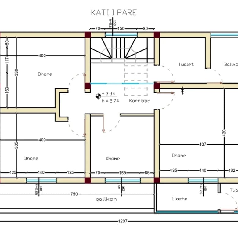 Qera | Vilë 5 + 1 | Kombinat | 800 €/muaj 2