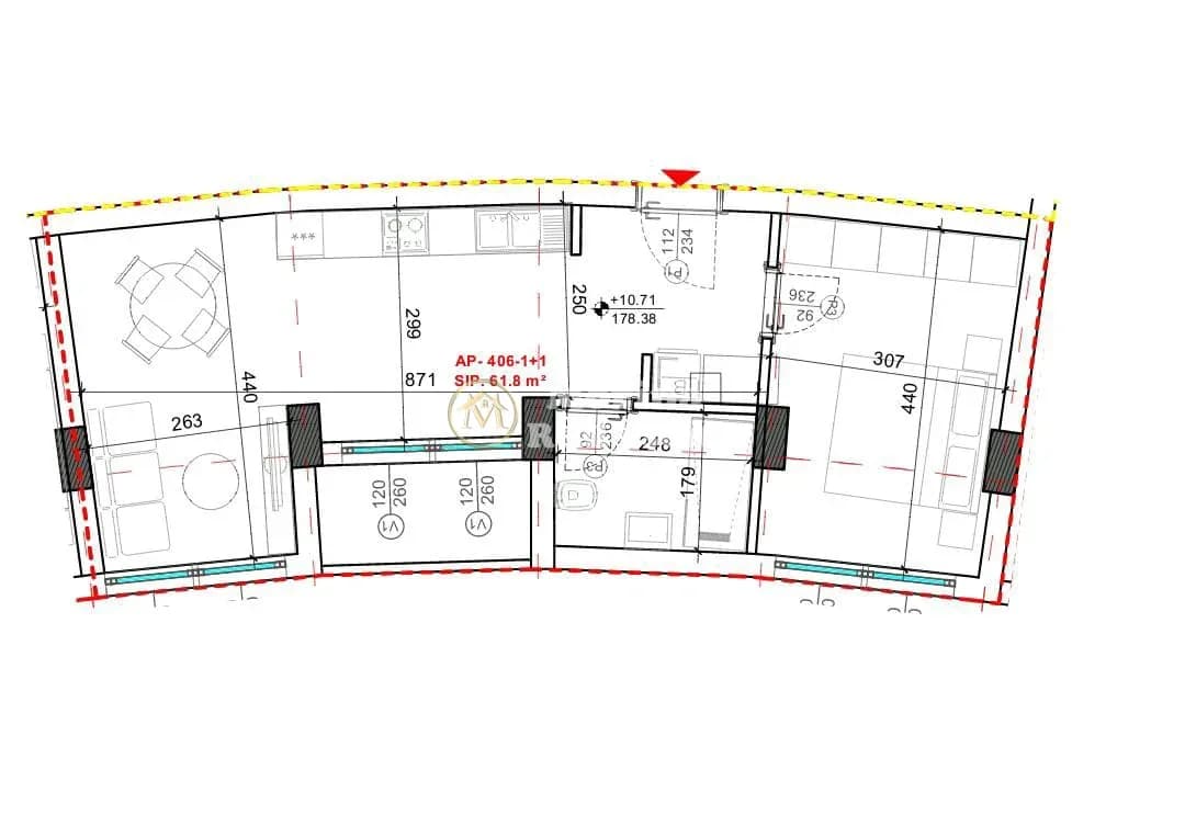 Shitje | Apartament 1 + 1 | Kodra e Diellit 2 | 133000 € 3