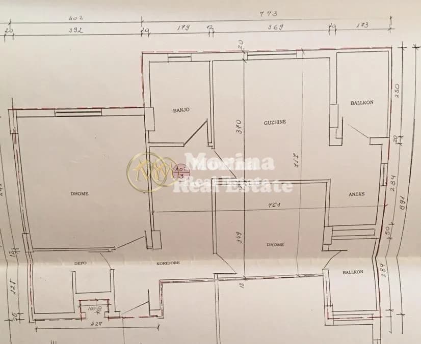 Shitje | Apartament 2 + 1 | Rruga e Dibrës | 200000 € 1