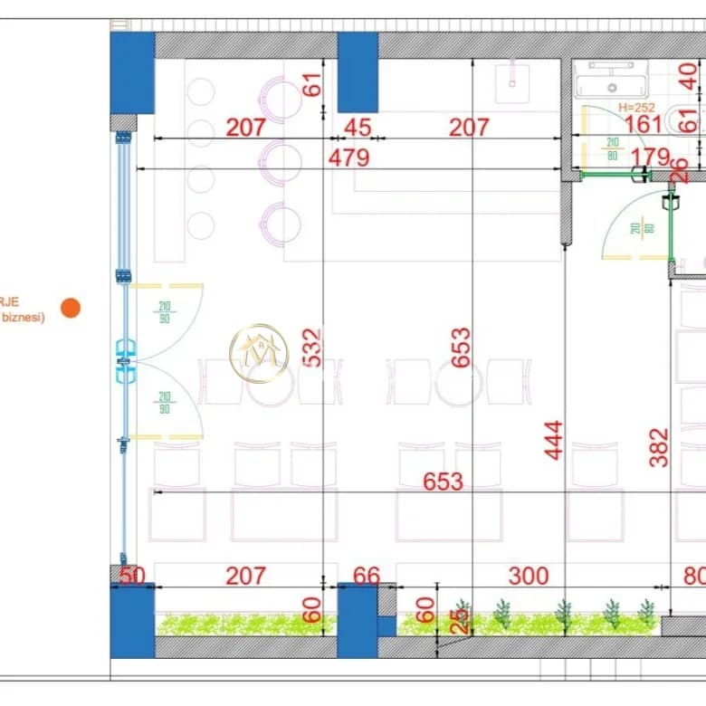 Qera | Ambjent Biznesi | Rruga e Barrikadave | 700 €/muaj 2