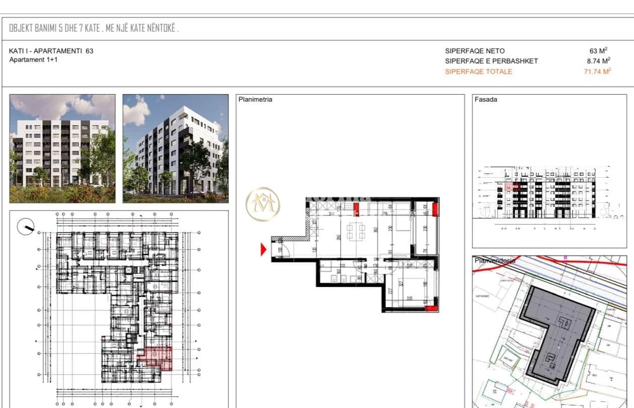 Shitje | Apartament 1 + 1 | Platinum 2/Paskuqan | 86000 € 4