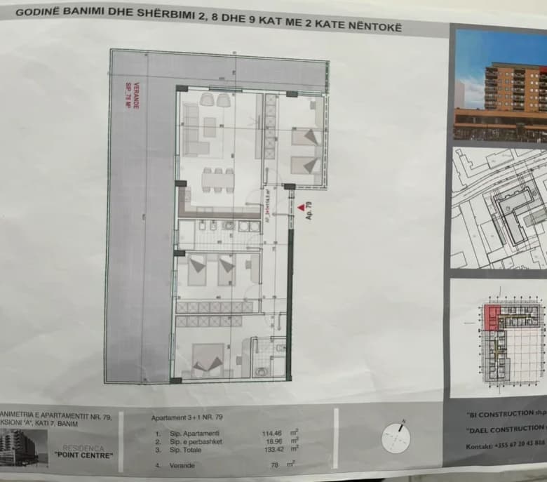 Shitje | Apartament 3 + 1 | Kamez | 195000 €