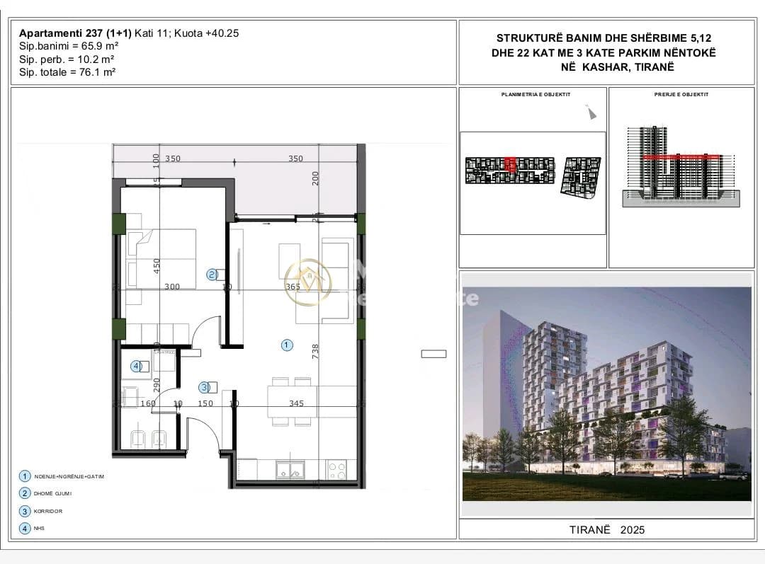Shitje | Apartament 1 + 1 | Astir | 1 €