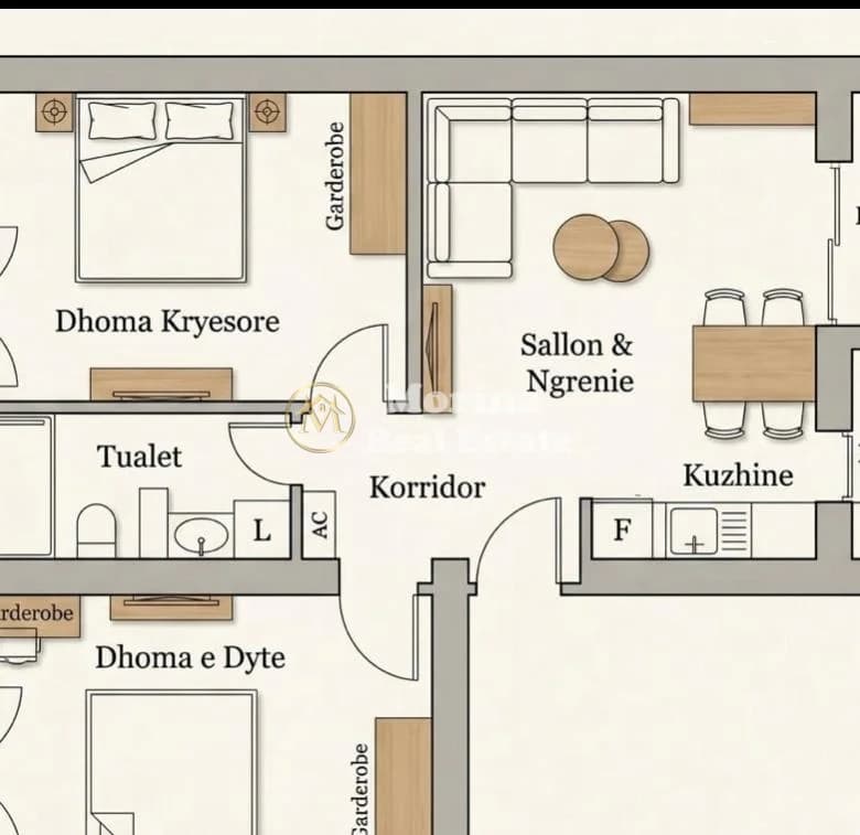 Shitje | Apartament 2 + 1 | Brryli | 200000 € 3