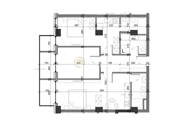 Qera | Ambjent Biznesi | Brryli - Sol Residence | 3000 €/muaj 2