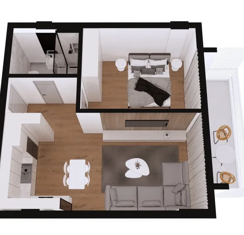 Shitje | Apartament 1 + 1 | Golem | 101500 €