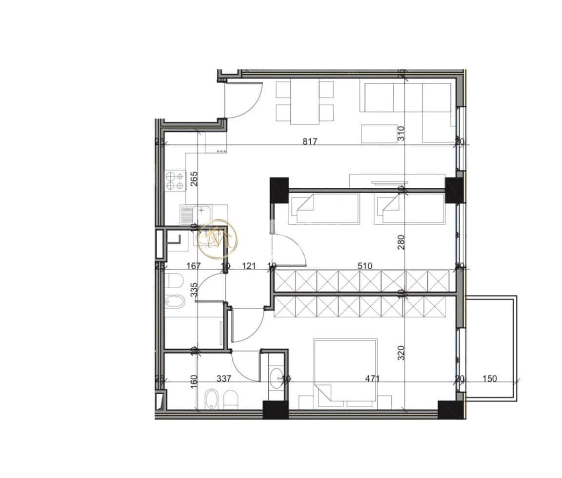 Shitje | Apartament 2 + 1 | Paskuqan | 140000 € 4