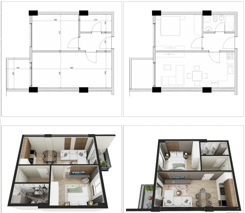 Apartment 1+1 3