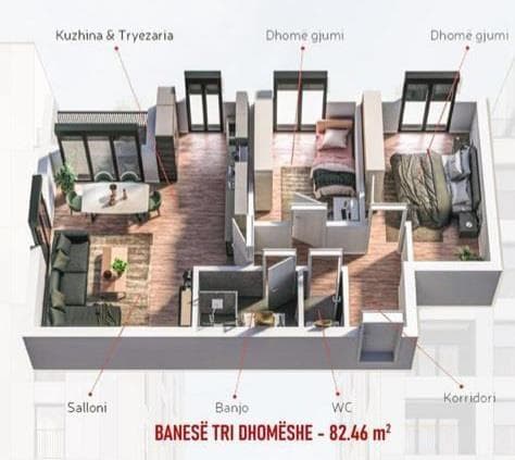 Super Oferta Banese ne shitje ne lagjen Mati 1 . 1