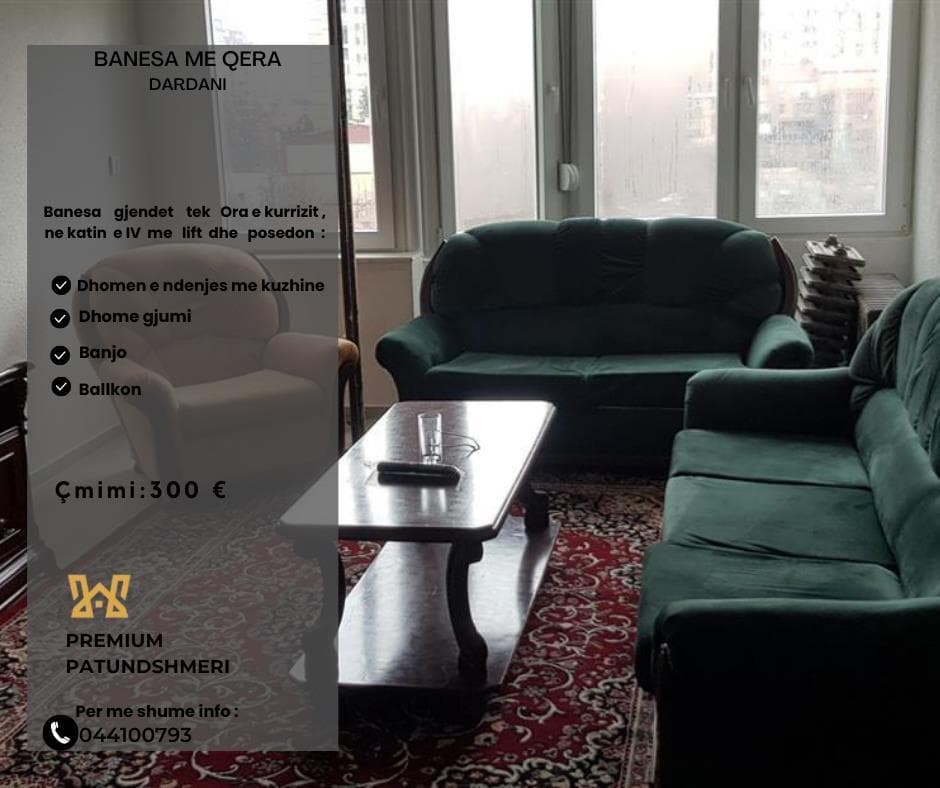Banes me qera ne lagjen Dardania.