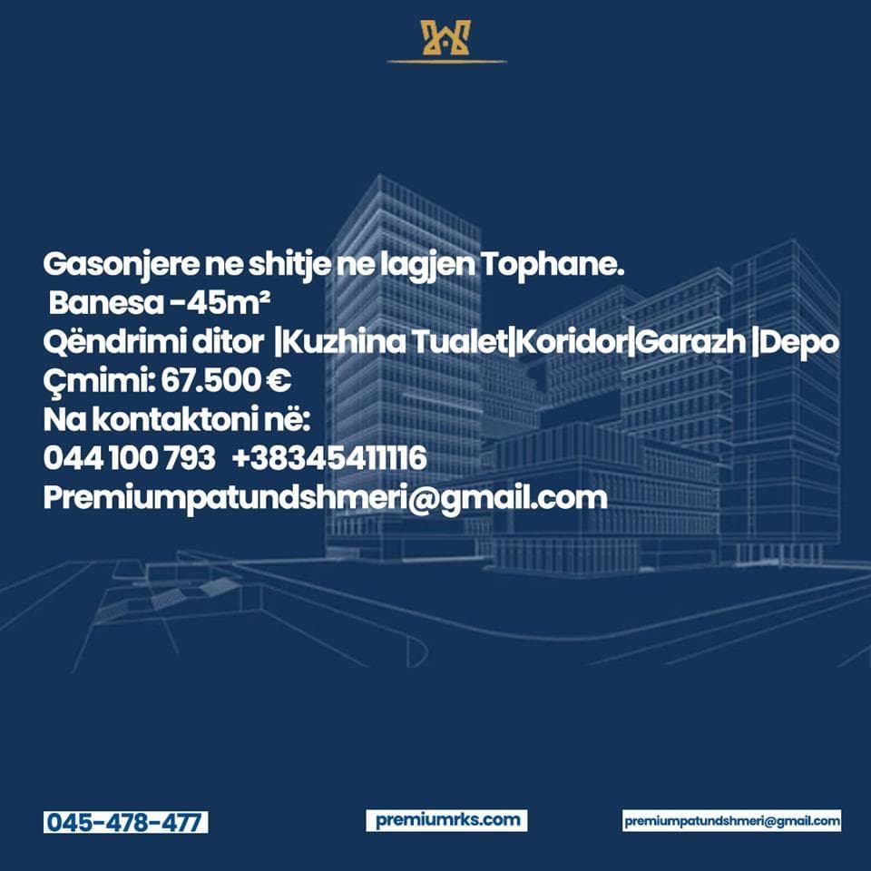 Gasonjere ne shitje ne lagjen Tophane.