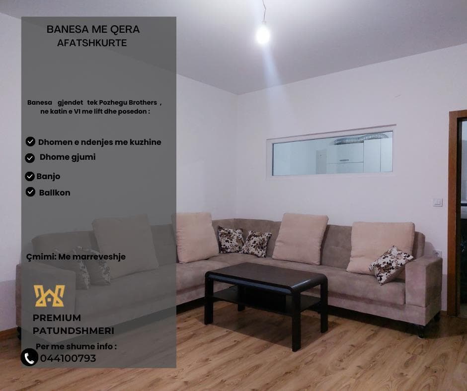 Banes me qera Afatshkurte ne lagjen Mati 1.