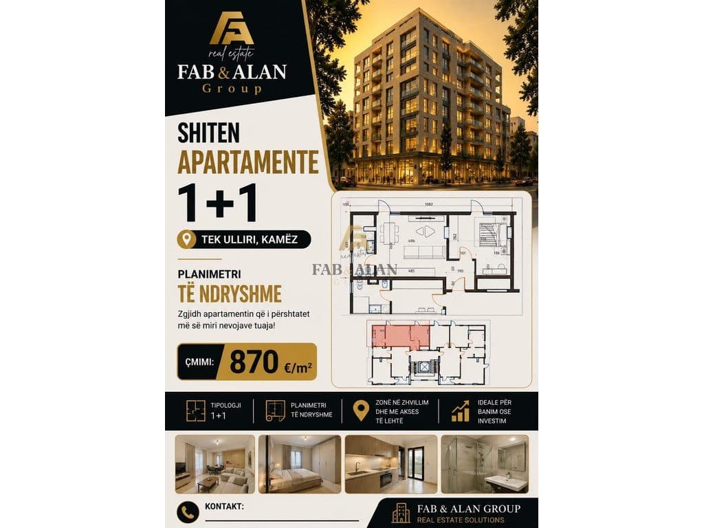 SHITEN APARTAMENTE 1+1