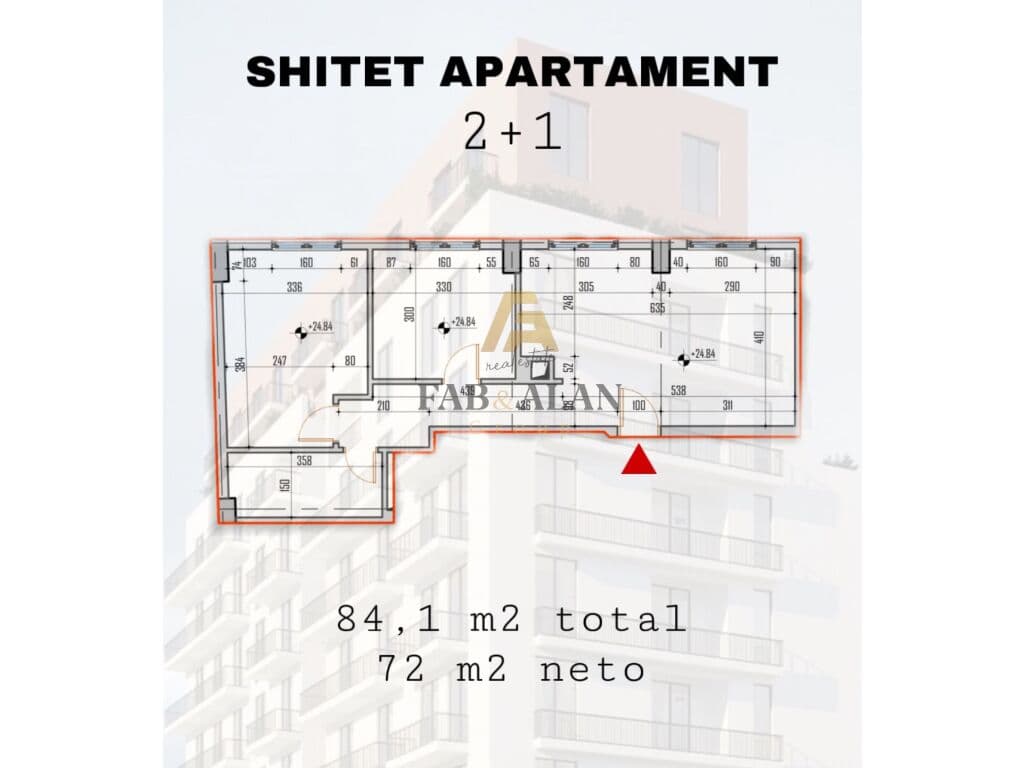 TEK XHAMLLIKU APARTAMENT 2+1 PER SHITJE !