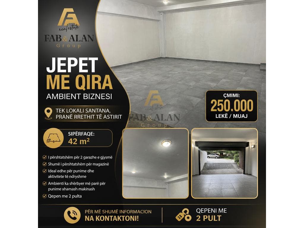 🏢 JEPET ME QIRA AMBIENT BIZNESI – ASTIR