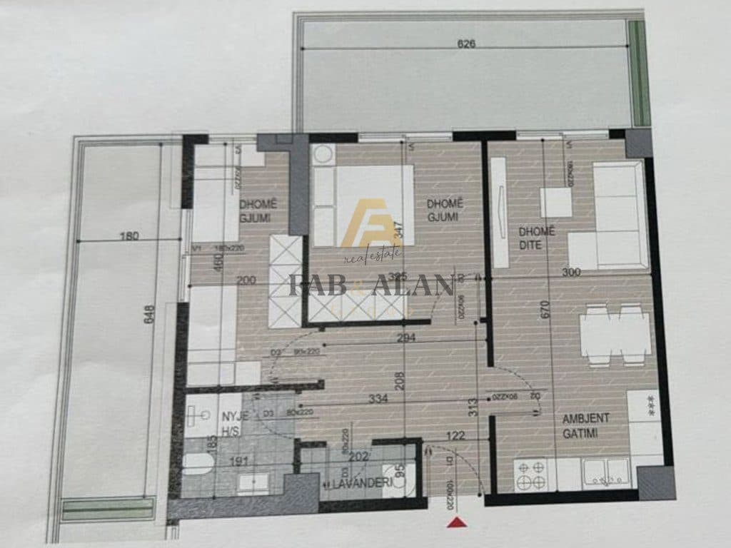 APARTAMENT 2+1 PER SHITJE NE ISH FUSHEN E AVIACIONIT!