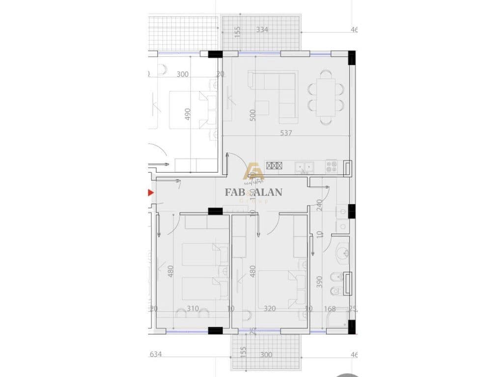 TEK "TIRANA CIELO RESIDENCE" APARTAMENT 2+1+POST PARKIMI PER SHITJE! 4