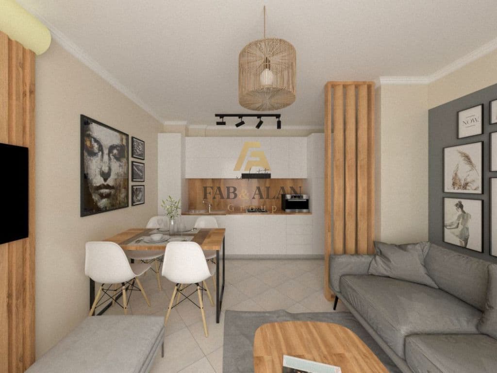 NE PLAZH ,DURRES, PJESERISHT ME PAMJE NGA DETI APARTAMENT 1+1 PER SHITJE ! 4