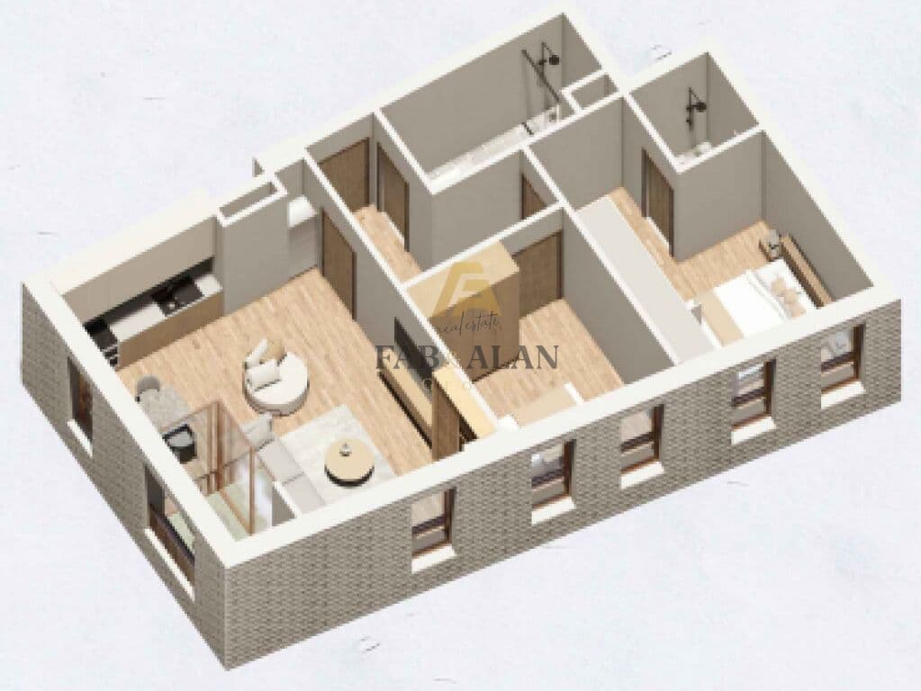 NE ASTIR APARTAMENT 2+1 PER SHITJE! 3