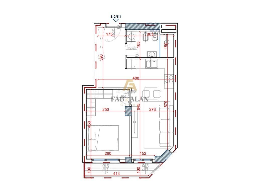 1+1 NE PASKUQAN APARTAMENT PER SHITJE! 2