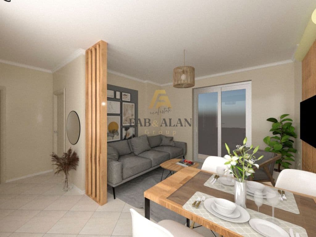 NE PLAZH ,DURRES, PJESERISHT ME PAMJE NGA DETI APARTAMENT 1+1 PER SHITJE ! 3