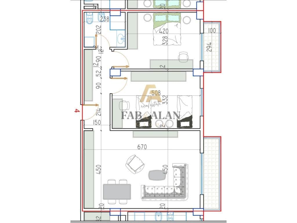 APARTAMENT 2+1 PER SHITJE NE BATHORE! 2