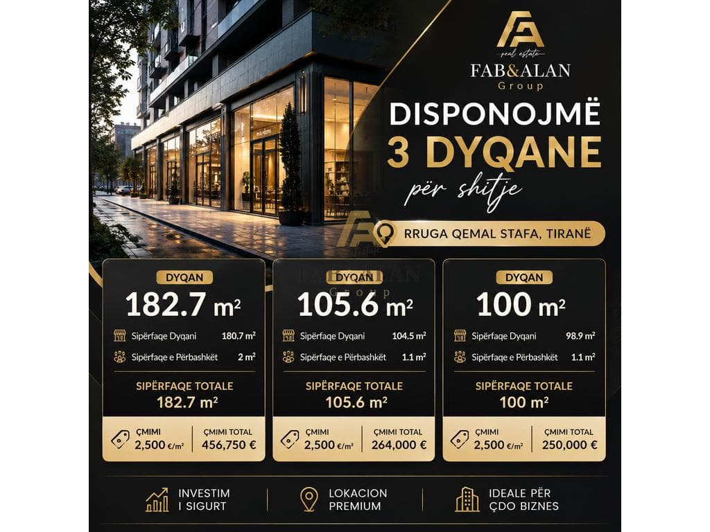 DYQAN 100 M² — QEMAL STAFA, TIRANË