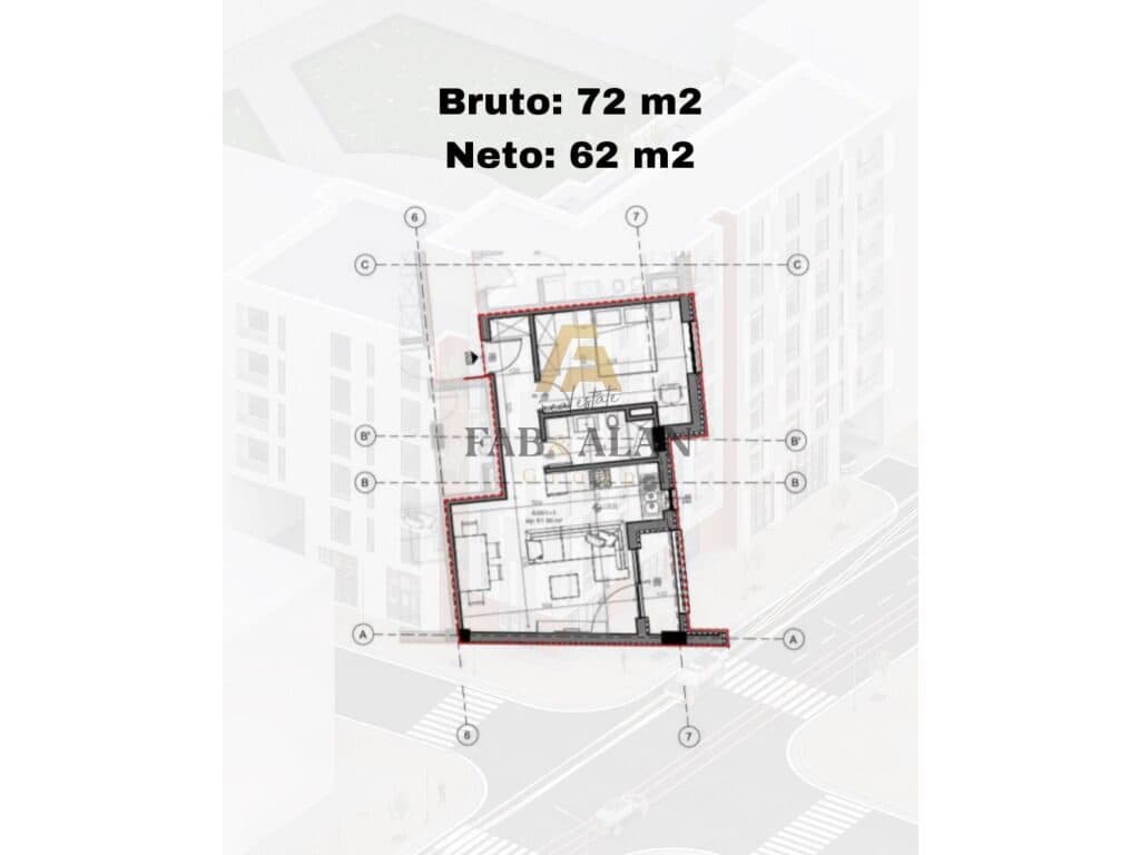 TEK RRUGA SIRI KODRA APARTAMENT 1+1 PER SHITJE!