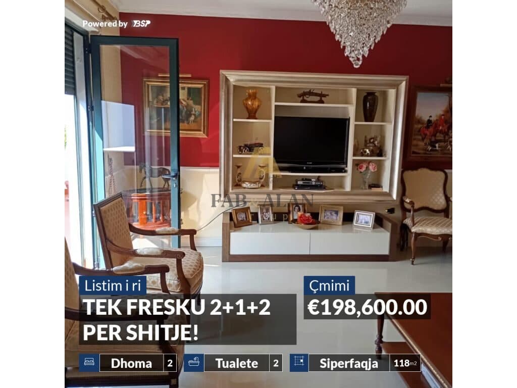 TEK FRESKU 2+1+2 PER SHITJE!