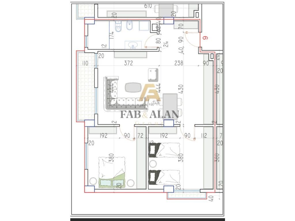 NE BATHORE APARTAMENT 2+1 PER SHITJE! 2