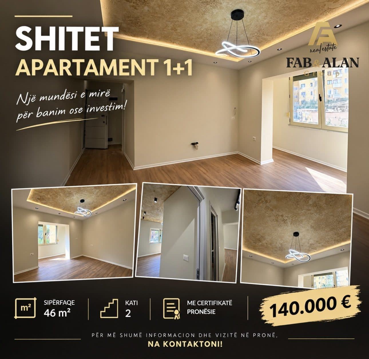 🏡 SHITET APARTAMENT 1+1