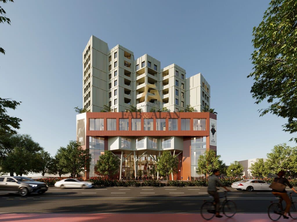 NE LAPRAKE, COLONNADE RESIDENCE APARTAMENT 1+1 PER SHITJE ! 4